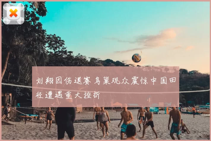刘翔因伤退赛鸟巢观众震惊中国田径遭遇重大挫折